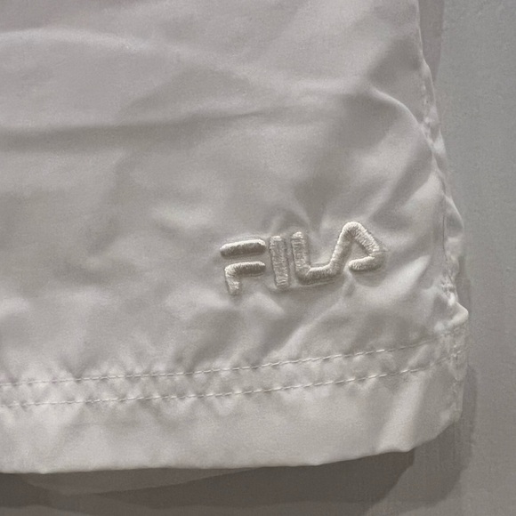 Fila Men’ White Short Men Elasticized Waist Drawstring. Size : Medium - Picture 3 of 7